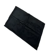11x18 - Black Rally towel w/Fringed Ends
