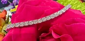 14K White Gold Lab Grown Diamond Tennis Bracelet – 7.00 Total Carats