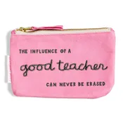 Can't Be Erased Canvas Pouch