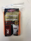 4″ flocked foam roller 2 plc