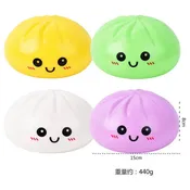 Auraquise - Large Jumbo Mystery Squishy Dumpling Realistic Steamed Bun Stress Relief Squeeze Toy
