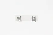 Lafonn Sterling Silver Two Stone Ladder Earrings