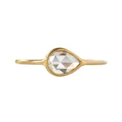 0.71ct Rose Cut Diamond Ring