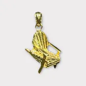 Vermeil Adirondack Chair Charm