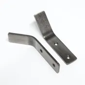 [Angled Hook IR8401] Modern Industrial flat-bar Wall Hook (1.4 Inch)