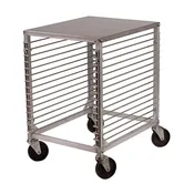 15 Tier Aluminum Sheet Pan Rack w/ Wire Slides & Hard Top