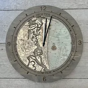 Amelia Island Tide & Time Clock, 16.50" Diameter