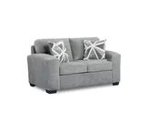 Affordable Furniture Posh Grey Modern Loveseat
