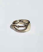 Astro Ring | Knife Edge 'V' Ring | Billow Ring