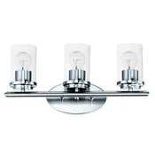 Maxim Three Light Bath Vanity in Polished Chrome from the Corona collection - 10213CLPC