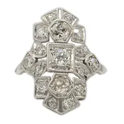 Diamond Sapphire Ring