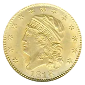 1818 $5 Capped Head STATESOF NGC MS64 CAC