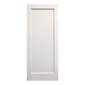 34 Inch Single Panel Shaker Style Interior Door – Primed Pine