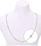 14K White Gold Diamonds by The Yard Necklace
