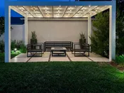 Modern 16x16 Freestanding Shade Pergola - White