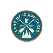 10K Lakes Topography Sticker