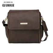 Boxy Backpack in Saddle