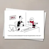 Accounting Claims Christmas Card