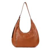 Beacon Stain-Washed Leather Shoulder Bag