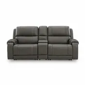 5Z-Harrenhurst 3-Piece Power Reclining Sectional Loveseat with Console