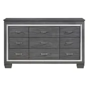 Homelegance Allura Dresser in Gray 1916GY-5