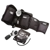 Aneroid Sphygmomanometer Unit Multikuf™ Multiple Sizes Nylon Cuff 13 - 50 cm Palm Aneroid - 732-BK