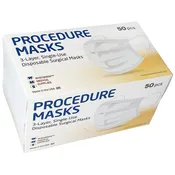 3-Layer Surgical Face Masks  (Box of 50)
