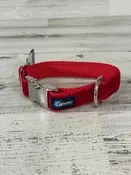2 Hounds Design Red Velvet Dog Collar