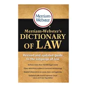 Merriam-Webster Legal Dictionary – Clear & Practical Law Terminology Guide