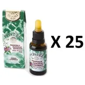 25 Bottles of Pon Lee Brazilian Green Propolis Extract, Alcohol Free (30mL)