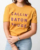Callin' Baton Rouge T-Shirt – Athletic Gold