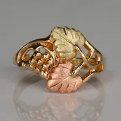10K Blackhills Yellow and Rose Gold Ring