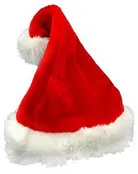 Deluxe Lined Plush Santa Hat: X-Large