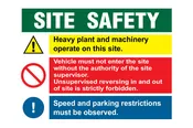 Area Under Construction Safety Sign