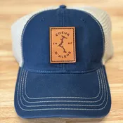 1887 Coeur d'Alene Lake Leather Patch Hat (Richardson 111)