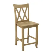 24” Double XX Back Counter Stool