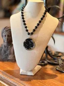 Black Rose with Onyx Stones 1485, 1741