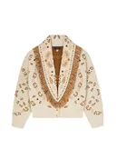 ALANUI BANDANA JACQUARD CARDI-BOMBER