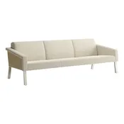 Arno Wood Back Three Seat Sofa