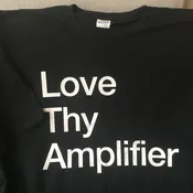 Love Thy Amplifier T-Shirt by Linear Tube Audio