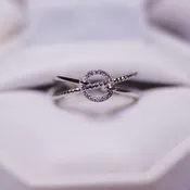 Robert Lance Jewelers & MERITZ-14 Karat White Gold Diamond Promise Ring