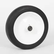 12″ Hard Rubber Flat Free Wheel Replacement Wheel
