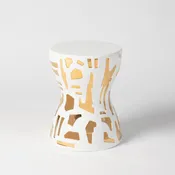 Abigail Stool | White