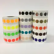 0.5″ Color Coding Circle Labels