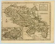 A Map of Martinico: Gibson 1759