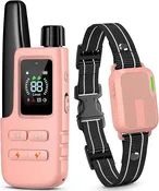 Blush Pink 4500FT Dog Training Collar with Remote LA52