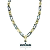 2-Tone Byron Toggle Necklace