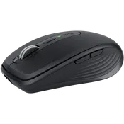 Logitech MX Anywhere 3 Ergonomic Wireless Mouse, Black