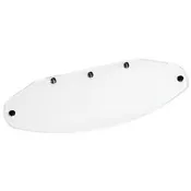 02-505 5 Snap Flat Sheild - Clear