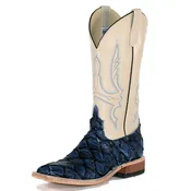 ANDERSON BEAN 2315A WOMEN'S NAVY BLUE BIG BASS COWBOY BOOT